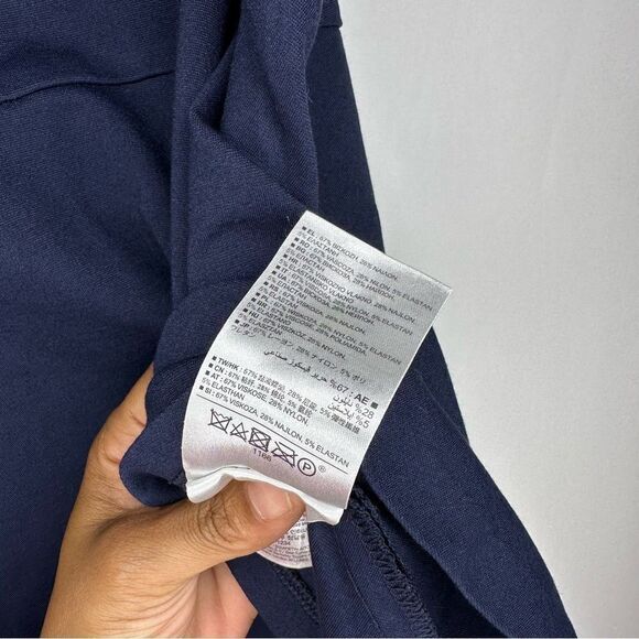 BANANA Republic A Line Blue Skirt 8 #D0911 - Picture 11 of 14